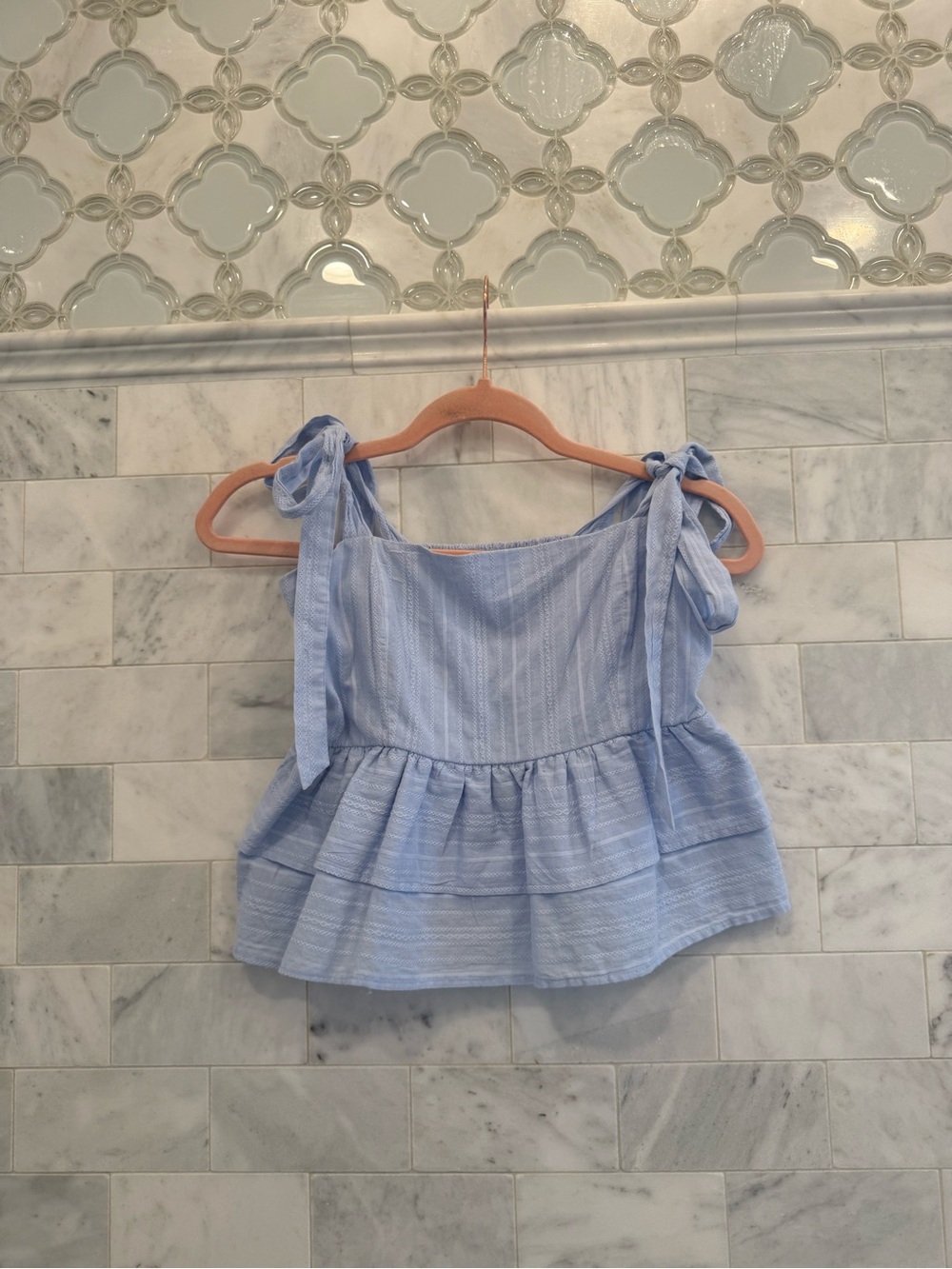 Flutter ruffled blouse | Macy’s, Lost + Wander
